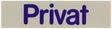 Wortschild PRIVAT Contacto - CPGASTRO