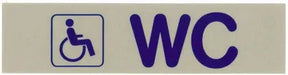 Schild BEHINDERTEN WC (Symbol) - CPGASTRO