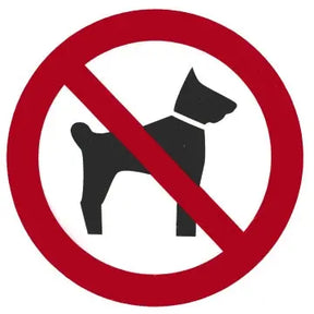 Schild HUNDEVERBOT 10 cm - CPGASTRO
