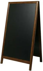 Edelstahl Doppeltafel 120 cm nussbaum - CPGASTRO