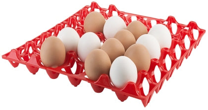 Tablett für 30 Eier, rot Contacto - CPGASTRO