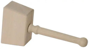 Holzhammer ohne Schlaufe 16 x 10 cm unlackiert - CPGASTRO