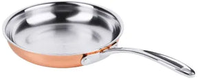 Edelstahl Flambierpfanne 20-28 cm Kupfer aus Mehrschichtmaterial - CPGASTRO