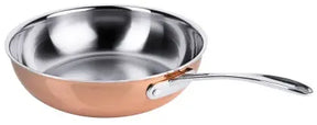 Edelstahl Pfanne tief aus Kupfer 28cm aus Mehrschichtmaterial - CPGASTRO