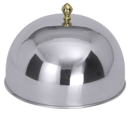 Speiseglocke 31,2 cm mit vergoldetem Griffknopf Gastronics - CPGASTRO