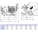 Aufschnittmaschine G Superior Line Gastronics - CPGASTRO