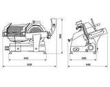 Aufschnittmaschine GSE Premium Line Gastronics - CPGASTRO