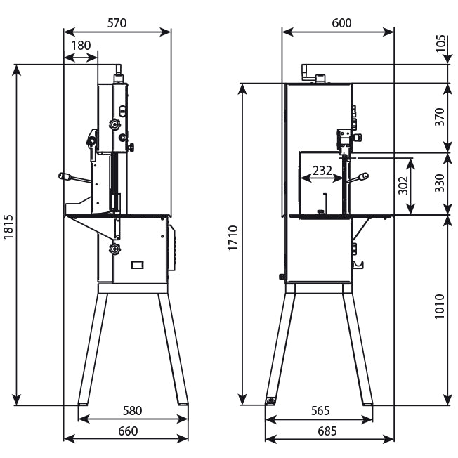 Knochensäge C/E205 Sägeblatt 2000 mm Superior Line Gastronics - CPGASTRO