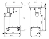 Fleischwolf C/E660F 750 kg/h Superior Line Gastronics - CPGASTRO