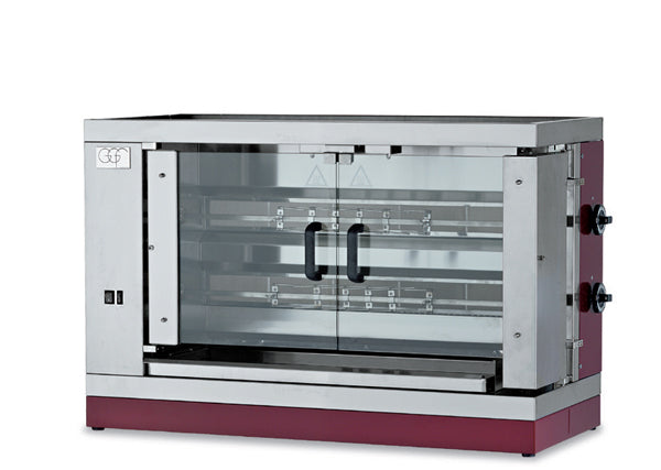 GGF G-2S Gas-Hähnchengrill – Professioneller Edelstahl Grillofen für Gastronomie Grillhähnchen
