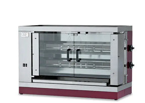 GGF G-2S Gas-Hähnchengrill – Professioneller Edelstahl Grillofen für Gastronomie Grillhähnchen - CPGASTRO
