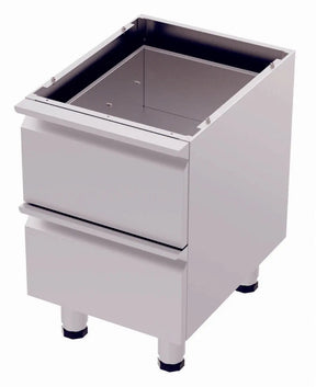 Untergestell Kochserie 600er mit Schubladen 400x600x610 mm - CPGASTRO