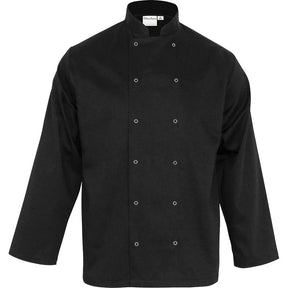 Gastronics Kochjacke langarm weiß und schwarz - CPGASTRO