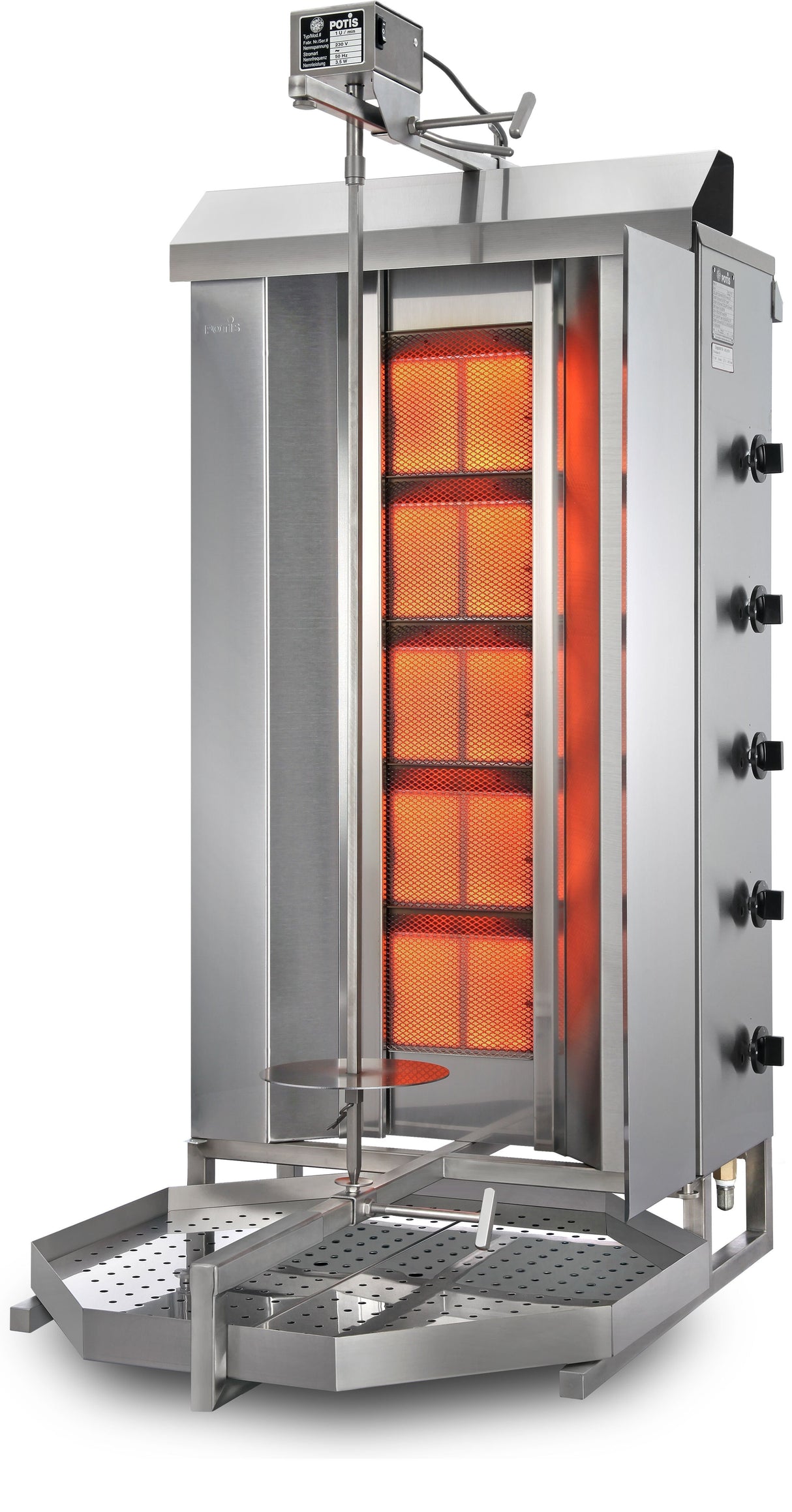 Potis GD5 Dönergrill / Gyrosgrill – Ideal für die Gastronomie mit hohem Leistungsniveau