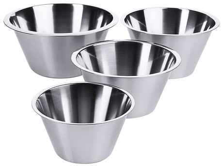 Edelstahl Schüssel konisch tief 0,5-14 Liter Contacto - CPGASTRO
