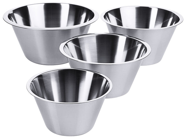 Edelstahl Schüssel konisch tief 0,5-14 Liter Contacto - CPGASTRO