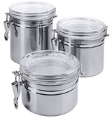Ø 12,5cm Edelstahl Vorratsdose 0,7 - 1,7 Liter Contacto - CPGASTRO