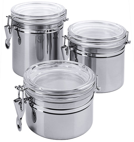 Ø 12,5cm Edelstahl Vorratsdose 0,7 - 1,7 Liter Contacto - CPGASTRO