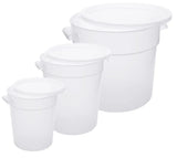 Vorratsdose rund lebensmittelgeeignet 4-15 Liter - CPGASTRO