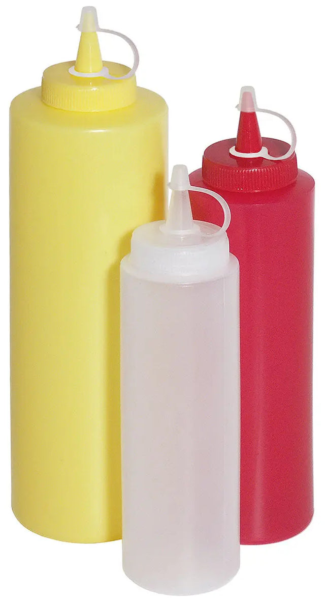 Saucenflaschen Quetschflasche 0,25-0,7 Liter weiß / rot / gelb - CPGASTRO