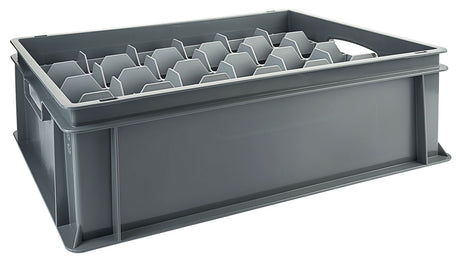 Einsatz für 40 Gläser unten für  Transportkästen 60 x 40 cm Contacto - CPGASTRO