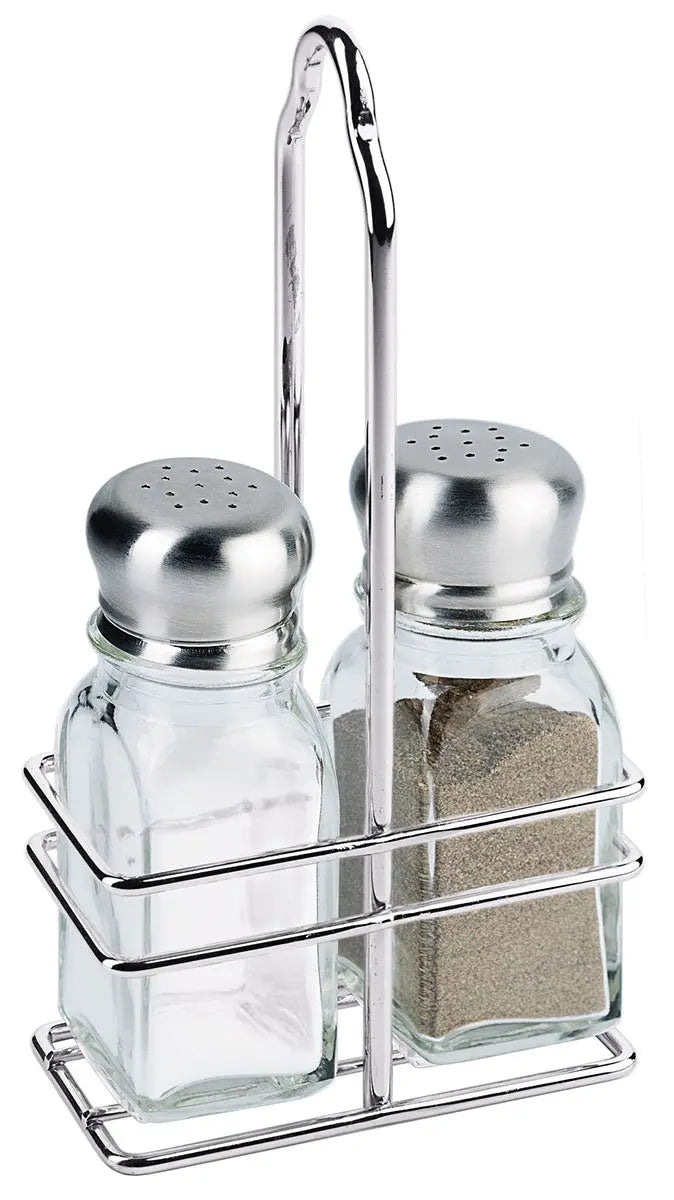 Menage Salz/Pfeffer inklusive Halter - CPGASTRO