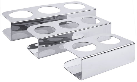 Edelstahl Gestell für Quetschflaschen 5,5-7,2cm 2 / 3 Loch Contacto - CPGASTRO