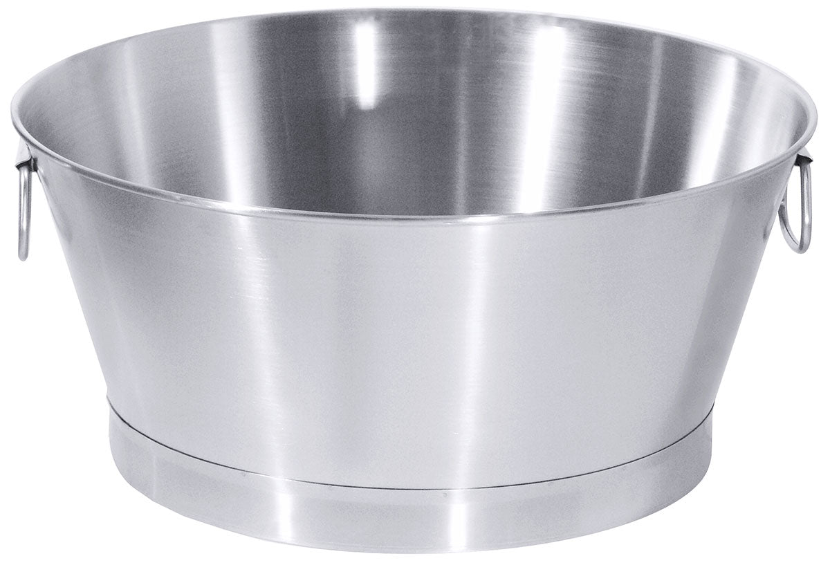 40 cm paslanmaz çelik küvet/yağ kabı, damla kulplu