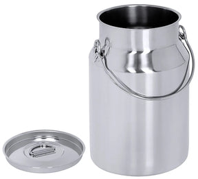 Edelstahl Milchkanne 0,5 bis 5 Liter mit Deckel - CPGASTRO