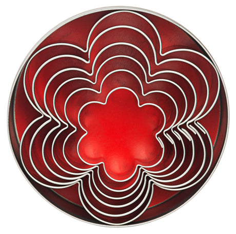 Ausstechformen Edelstahl Blume  6-teile Contacto - CPGASTRO