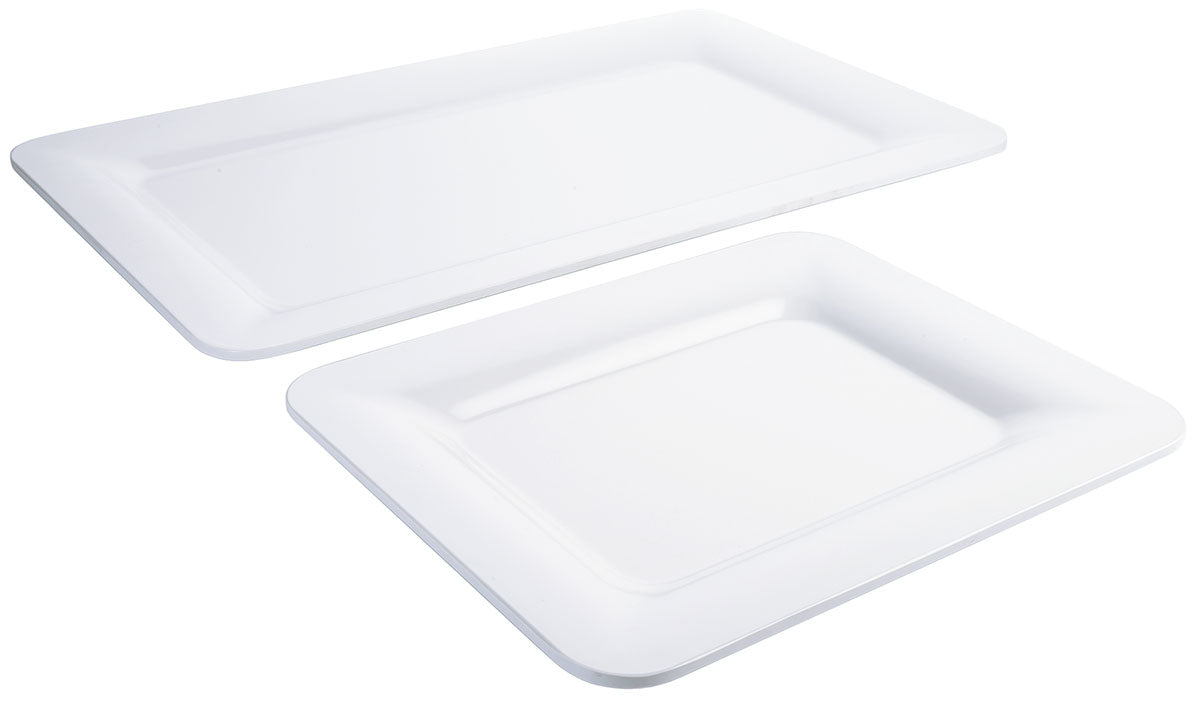Tablett Melamin GN 1/1 oder GN 1/2 mit breitem Rand