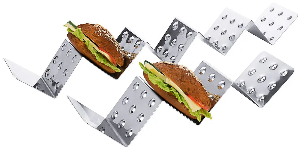 Edelstahl Snackablage mit 3-5 Fächern Contacto - CPGASTRO
