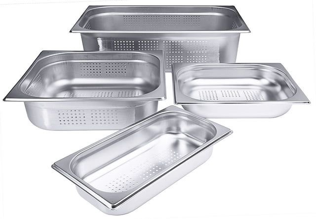 Edelstahl GN-Behälte perforiert mittelschwere Qualität Contacto - CPGASTRO