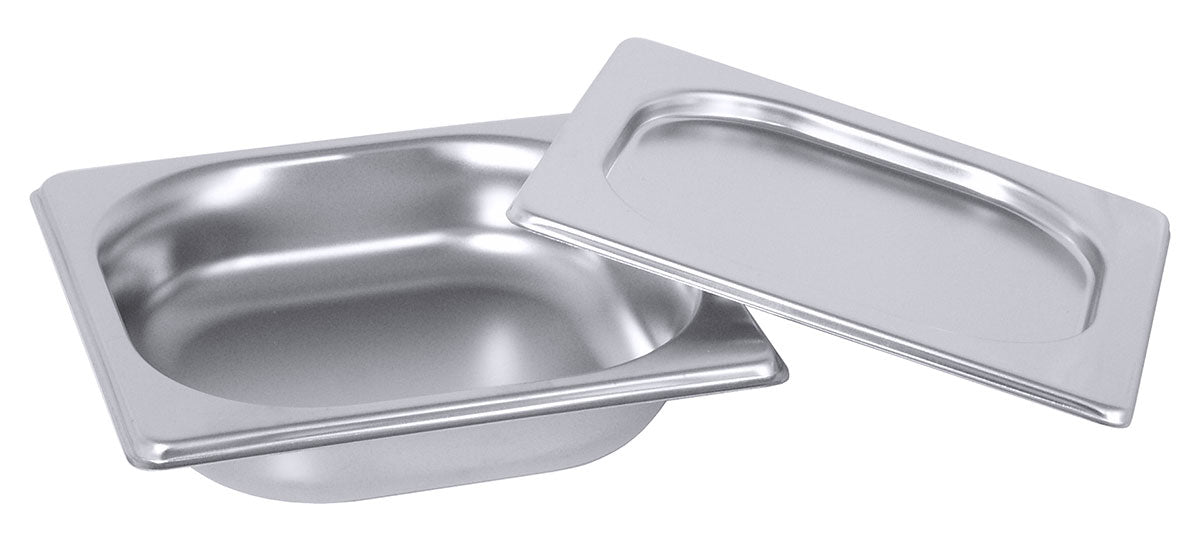 Edelstahl Deckel ohne Griffe GN 1/6