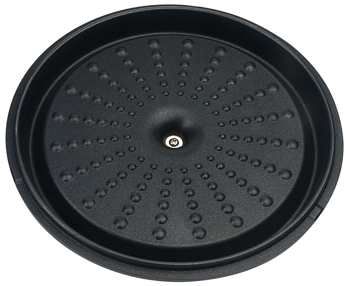 Aluminiumguss Cocotte  Schmorkochtopf rund 28 cm schwarz AluChef - CPGASTRO