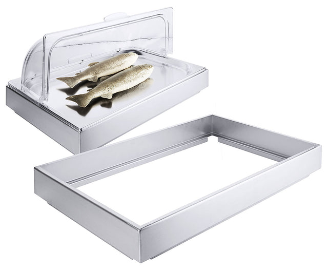 Edelstahlrahmen 70 mm GN 1/1 gerade Ausführung Contacto - CPGASTRO