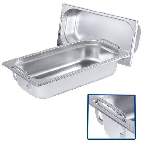 Edelstahl GN-Behälter mit Fallgriffen Contacto - CPGASTRO