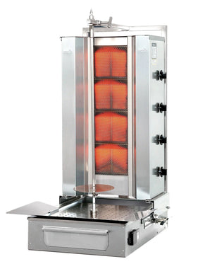 Potis F-GD4 Dönergrill / Gyrosgrill – Professionelles Grillgerät für Gastronomie und Imbissbetriebe - CPGASTRO