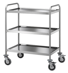 Servierwagen Edelstahl 3 Borden - CPGASTRO
