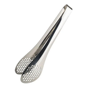 Zange Universalzange hochglanzpoliert gelocht Edelstahl 18/8 Länge 25 cm - CPGASTRO