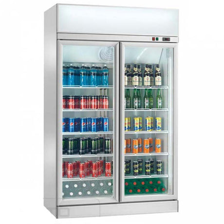 Glastürkühlschrank Display AKE1200RG 1000 Liter Gastronics - CPGASTRO