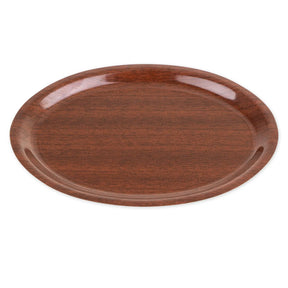 Tablett Holz Dekor Serviertablett Rutschfest 26 x 20 cm - CPGASTRO