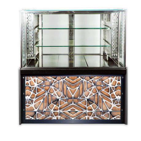 Fleischtheke Doppelverglasung LED Dekor 140 cm Gastronics - CPGASTRO