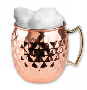 Ayran Edelstahlbecher in Kupfer Optik Moscow Mule Raute - CPGASTRO