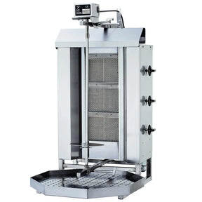 Gastronics Dönergrill / Gyrosgrill 3 Brenner Motor oben - CPGASTRO