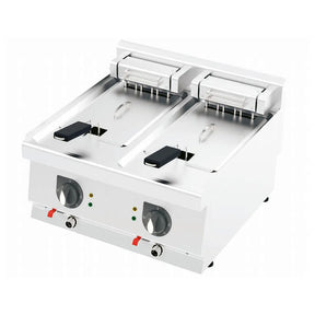 Elektro Doppel Fritteuse F6060E 12+12 Liter - CPGASTRO