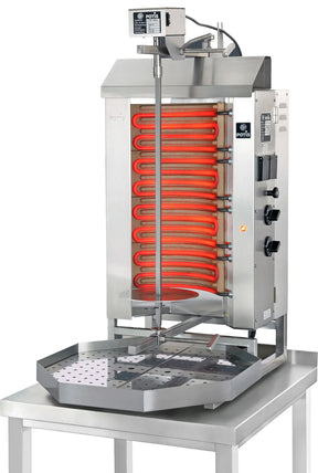 Potis E2 Dönergrill / Gyrosgrill – Leistungsstarker Elektrogrill für Gastronomiebetriebe - CPGASTRO