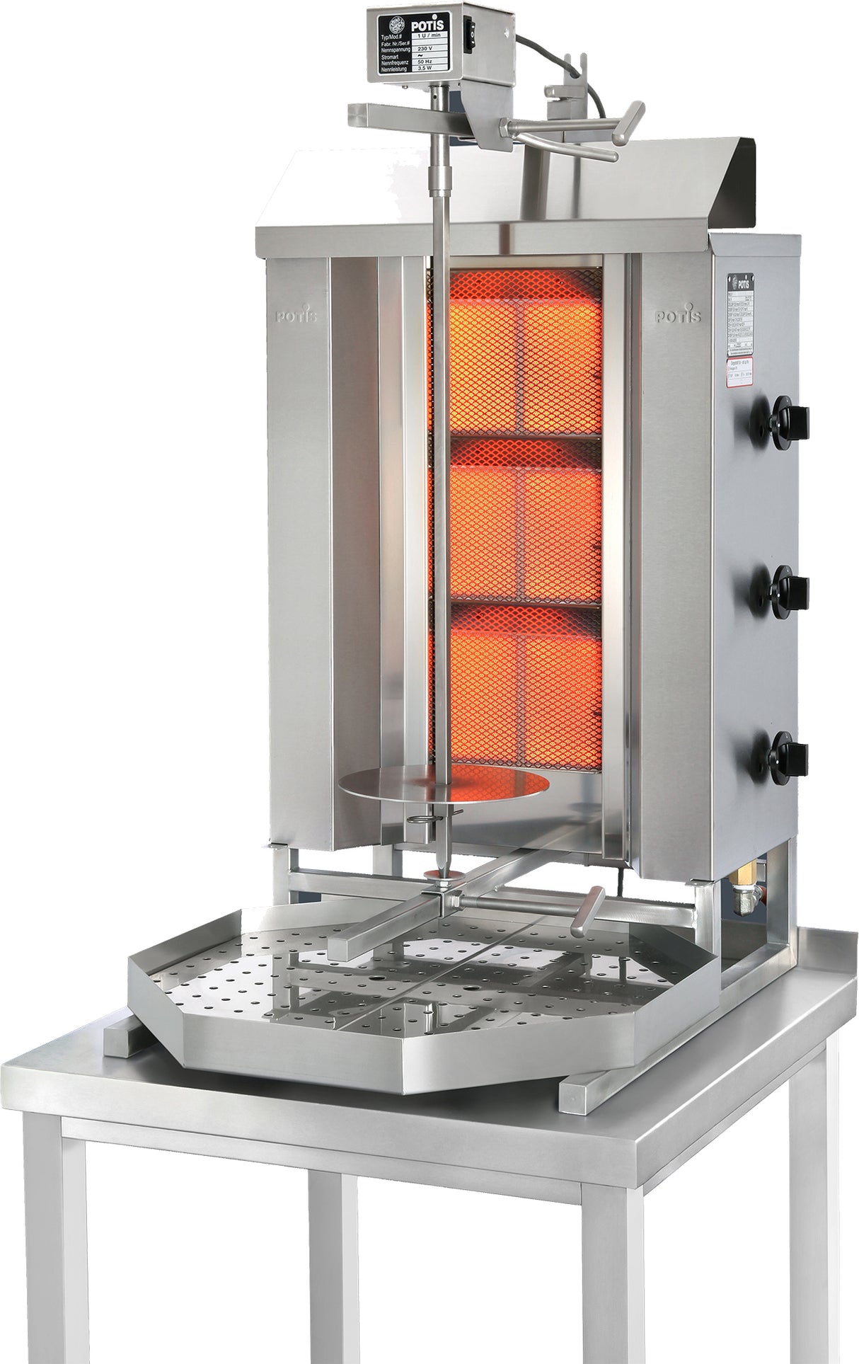 Dönergrill Potis GD3 Potis - CPGASTRO