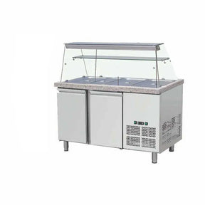 Salattheke SL-D-140 G DZ Rosa Porino Granit 4x GN 1/1 - CPGASTRO